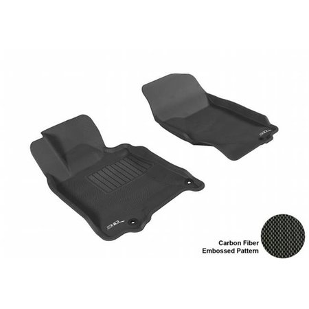 3D MAXPIDER 3D MAXpider L1IN00611509 INFINITI G35/37 2007-2013 CPE/SDN KAGU BLACK R1 (2 EYELETS) Floor Mat L1IN00611509